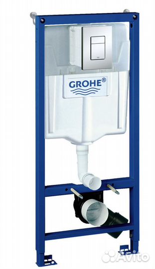 Унитаз grohe Euro Ceramic и Grohe Rapid SL 3877200