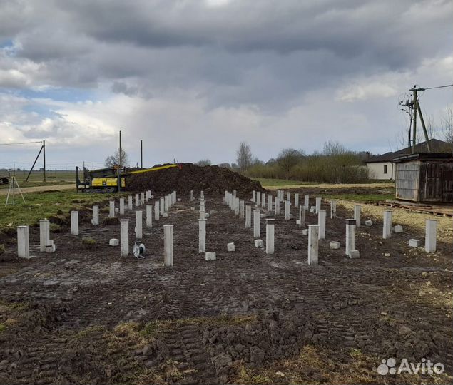 Сваи жб с установкой