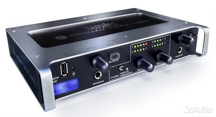 Аудиоинтерфейс hercules DJ trim 46 для диджеев