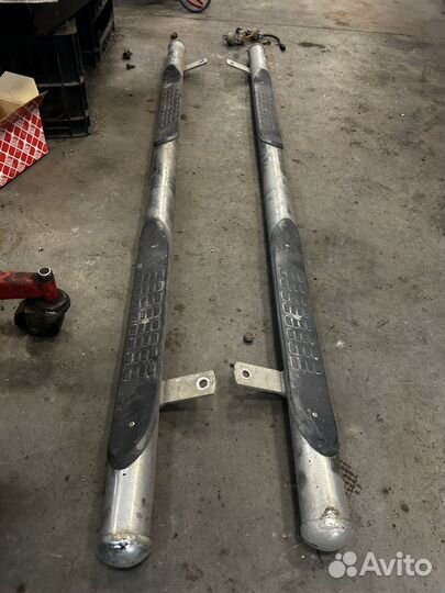 Пороги подножки mitsubishi outlander