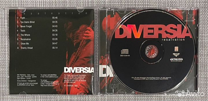 Diversia - Resalvation CD Rus