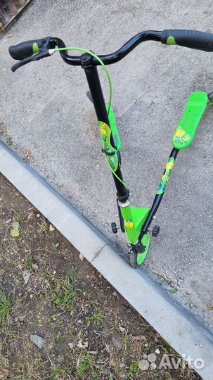 Самокат трехколесный взрослый (трайк самокат)