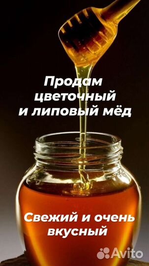 Липовый и цветочный мёд 2023 г