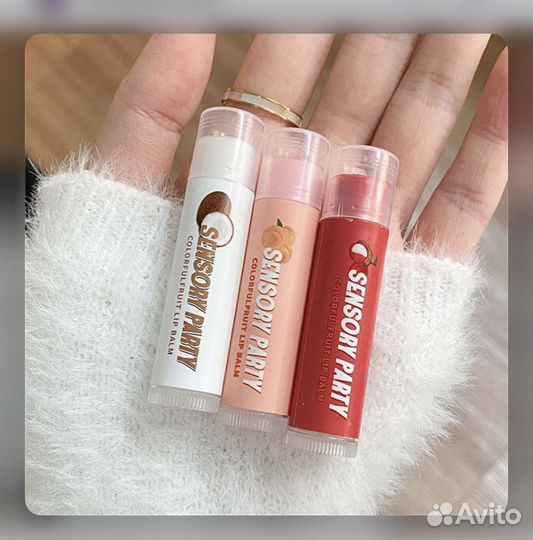 Тинт, бальзам для губ 3шт