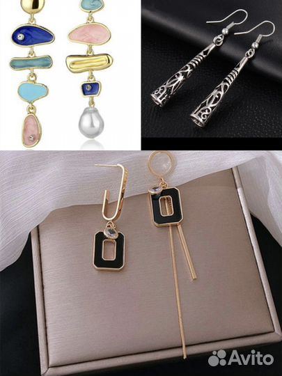 Серьги бижутерия