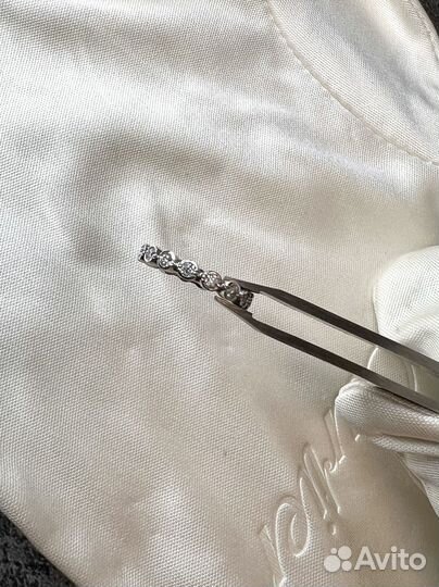 Серьги - каффы серебро 925