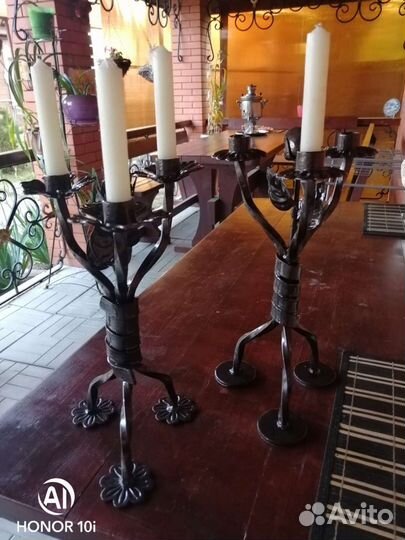 Подсвечник кованый