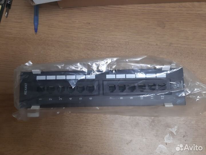 Патч панель 12 портов категория 5е