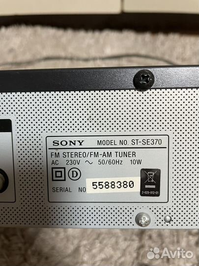 Тюнер Sony ST-SE370