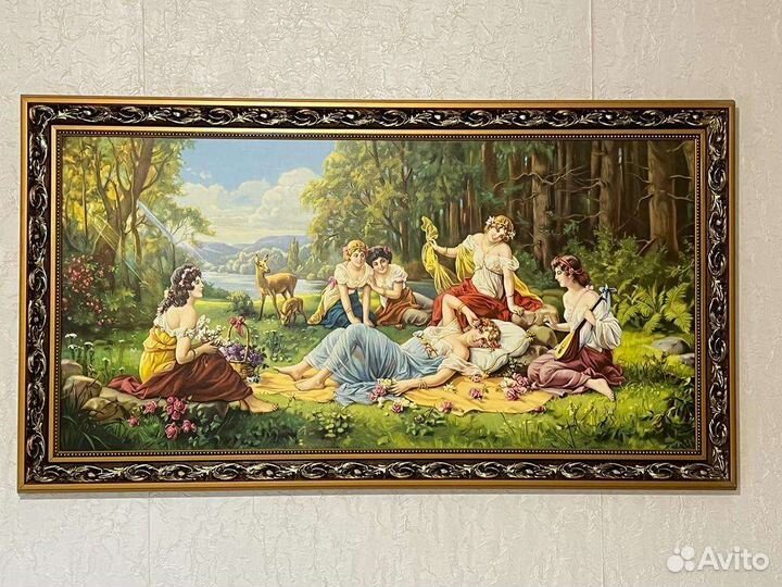 Репродукция хромолитография картины Ханс Зацка