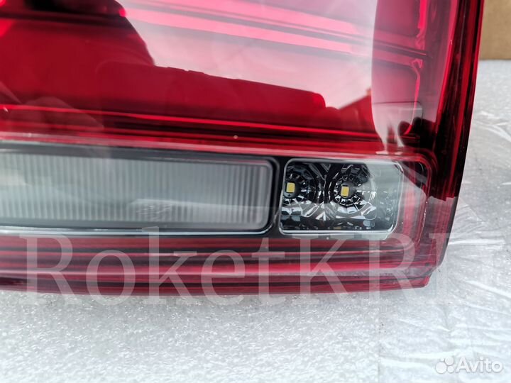 Задние фонари Prado 150 09-2017 год Красные