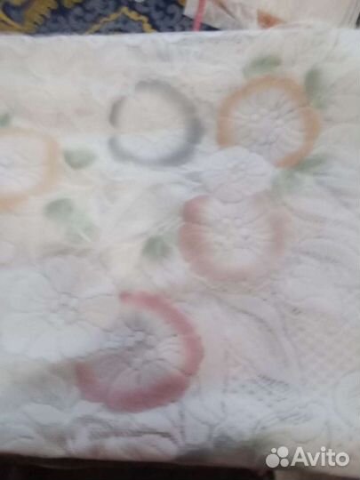 Тюль с вышивкой и бахромой, Новая