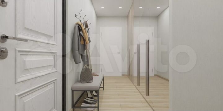 1-к. квартира, 59,4 м², 9/10 эт.