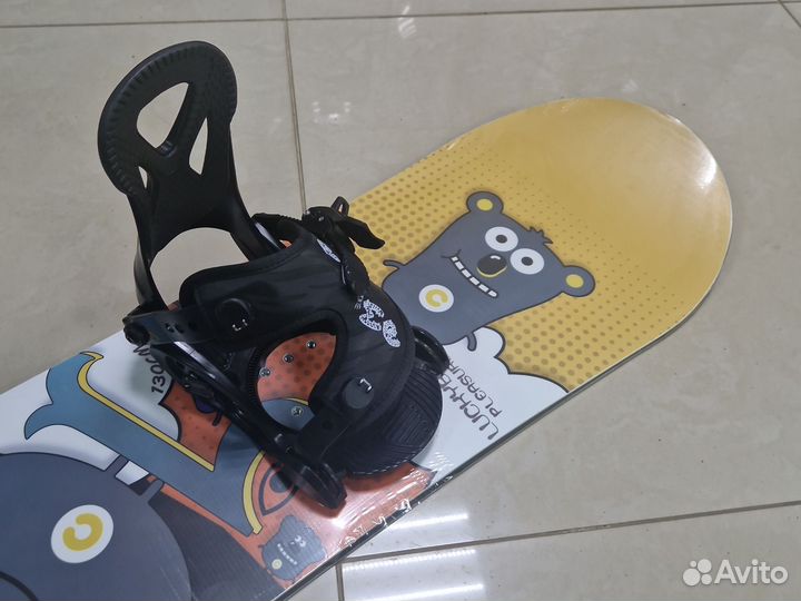 Сноуборд комплект детский (новый) Luckyboo 130