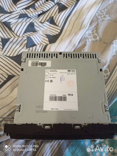 Штатная магнитола киа рио