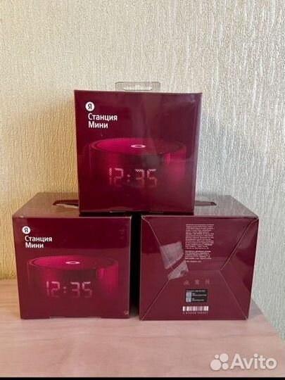 Умная колонка яндекс лайт и мини с часами новые