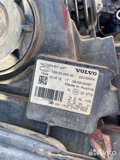 Фары основные volvo fmx4