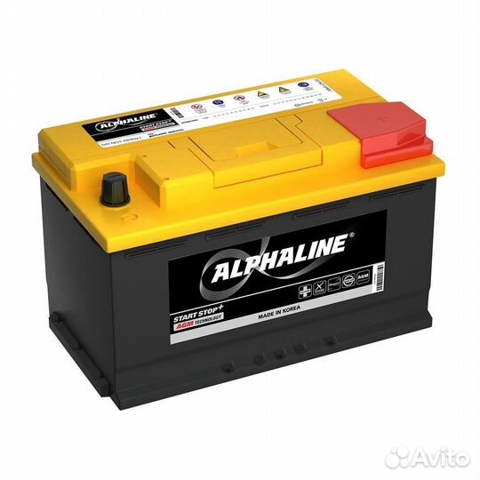 Аккумулятор alphaline AGM 80R