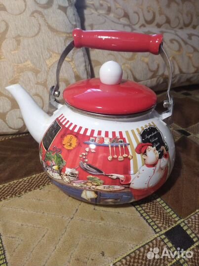 Чайник эмалированный 2, 5 литра