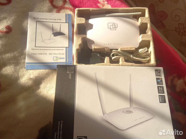 Маршрутизатор SNR-CPE-W4N и zyxel