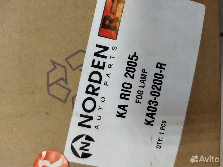 Противотуманные фары kia rio 2005