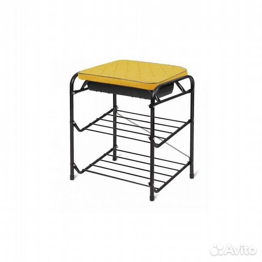 Банкетка 2-х ярусная 440х330х516мм, горчичный