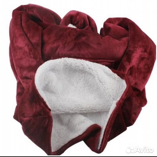 Плед с капюшоном