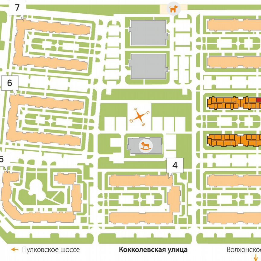 2-к. квартира, 56 м², 5/5 эт.