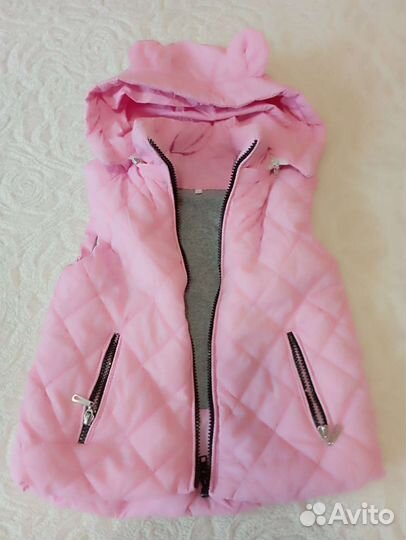 Жилетка для девочки р. 104