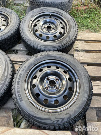 Зимние колеса на кия рио, солярис R15 4/100