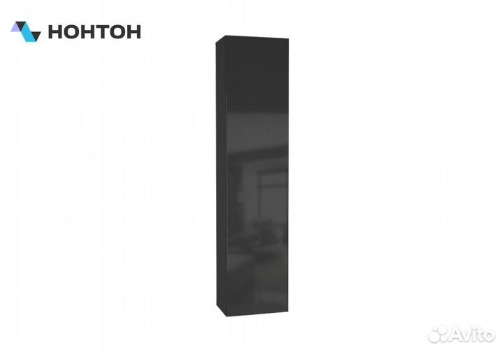 Шкаф навесной Point тип-40 черный глянец / черный