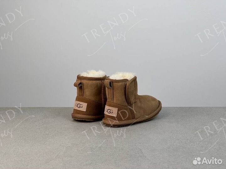 Угги mid кофейные детские UGG