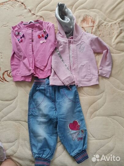 Одежда для девочки, рост 98-104,пакетом