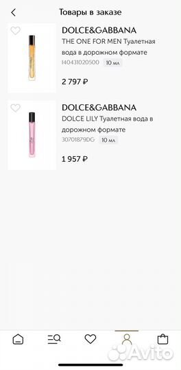 Туалетная вода dolce & gabbana Dolce Lily 10 мл