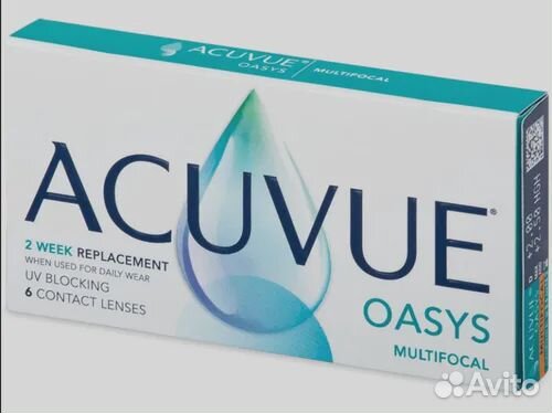 Контактные линзы мультифокальные Acuvue Oasys