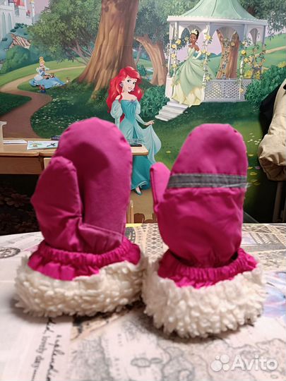 Варежки краги зимние для девочки kerry