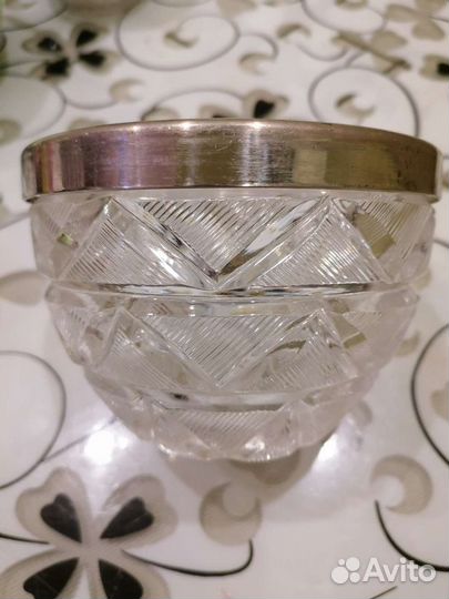 Салатница хрусталь СССР