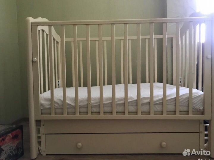 Кроватка Гандылян «Анастасия» с матрасом