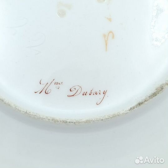 Тарелка с портретом 19 век Франция