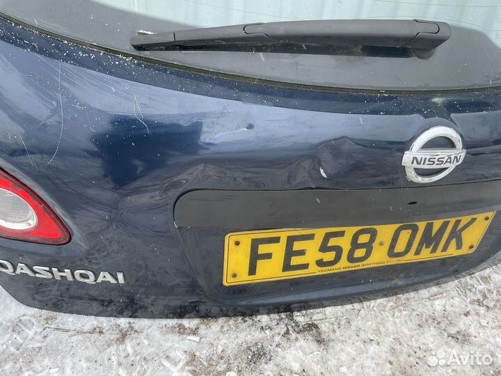 Nissan qashqai j10 крышка багажника