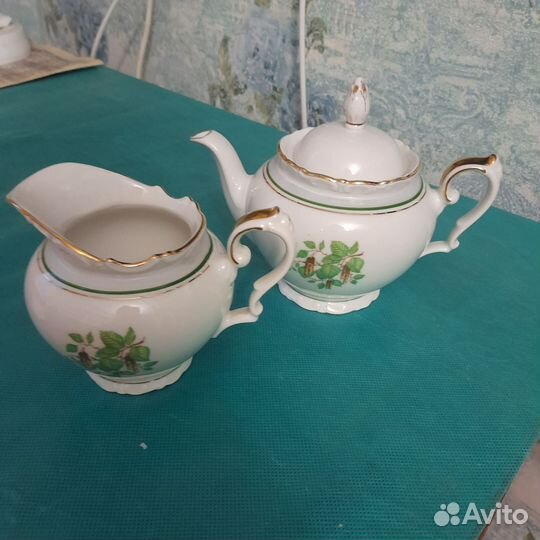 Посуда kahla, ГДР, 1957-1964 г(Чайник и молочник)