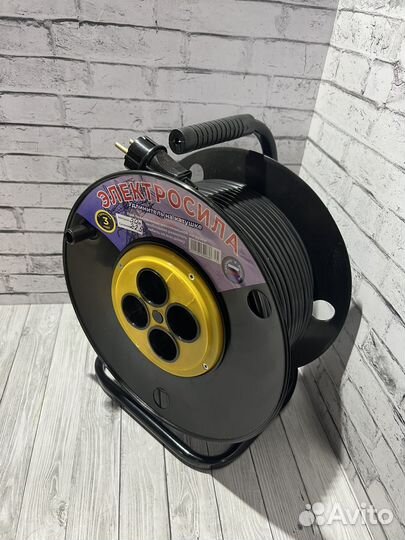 Удлинитель на катушке 50м 2х2.5