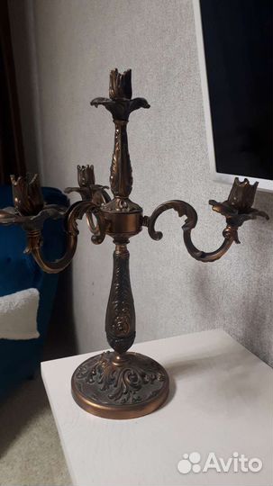 Подсвечник латунь СССР