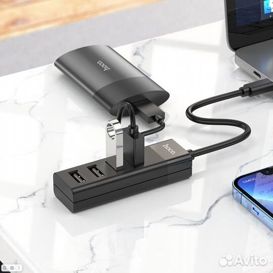 Переходник Type-C Usb 4в1 USB3.0 USB2.0