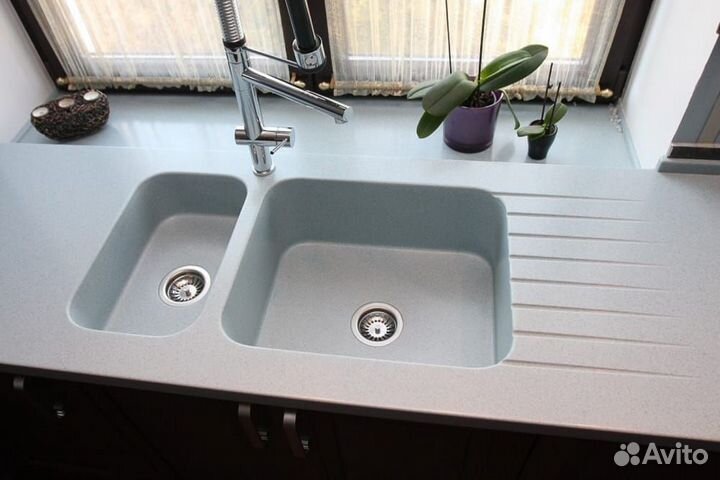 Столешница из искусственного камня, акрил 1 s-9016