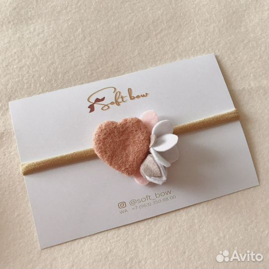 Заколки/повязки на голову onesize/бантики/ободки