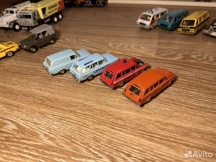 1:43 СССР: газ 24 А14, УАЗ 469 А34, Москвич 403