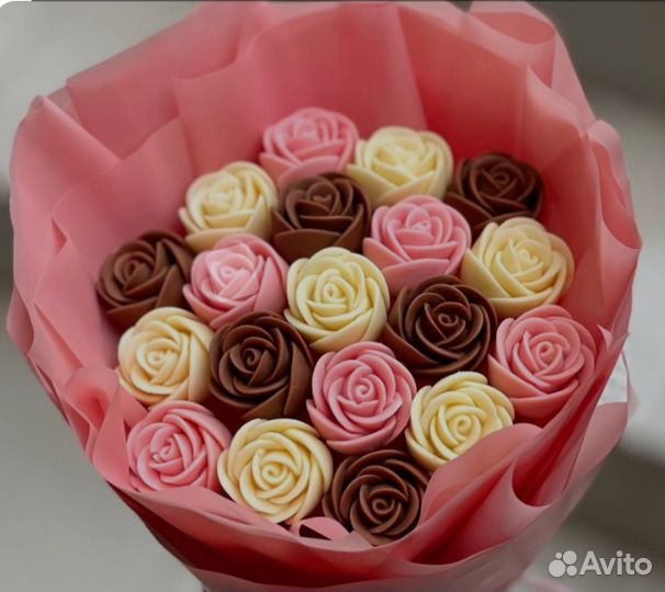 Шоколадный букет/Розы из шоколада/Съедобный букет