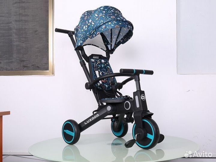 Детский трехколесный велосипед складной Luxmom 368