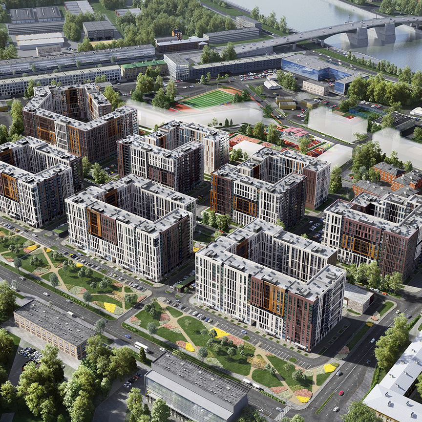 2-к. квартира, 71,7 м², 2/16 эт.